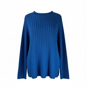 New vintage Lauren Ralph Lauren Roll Neck Ribbed Sweater Fringe Christmas